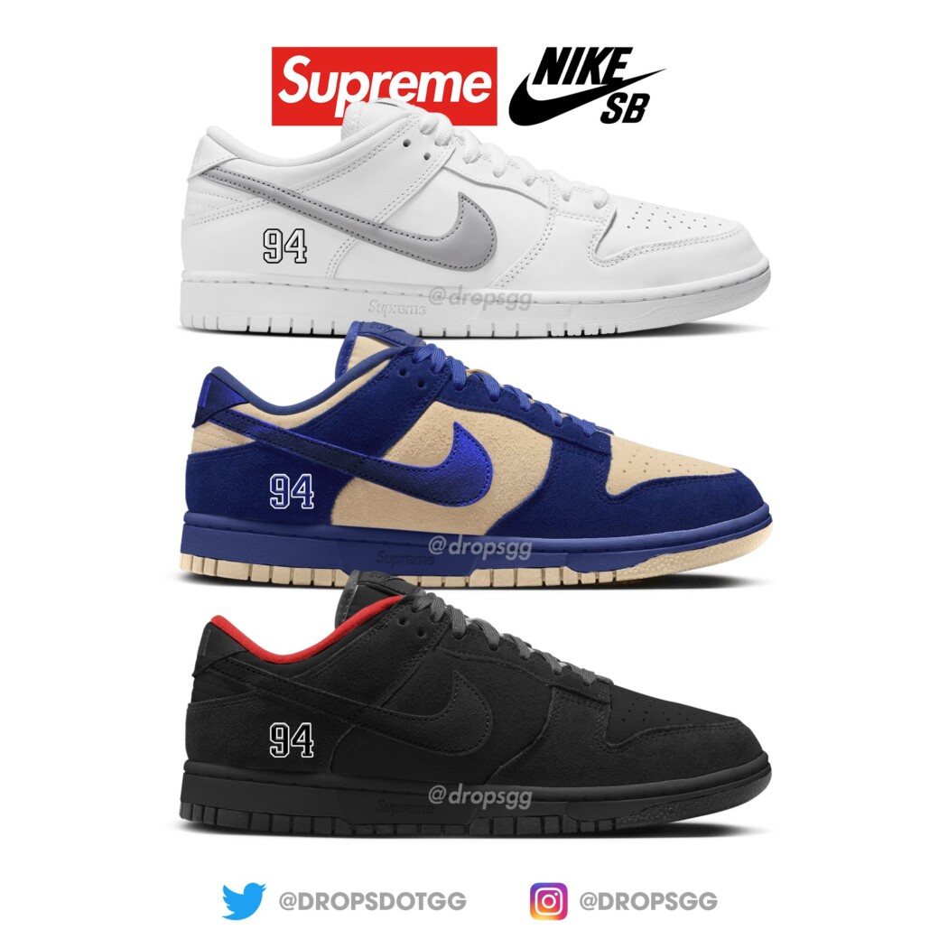 SUPREME × NIKE SB DUNK LOW PRO QS 2025年発売予定