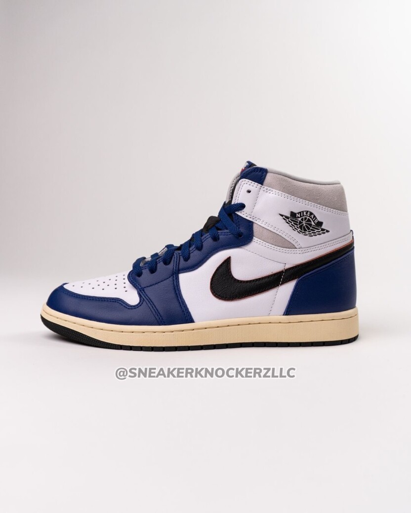 NIKE AIR JORDAN 1 HIGH RARE AIR DEEP ROYAL BLUE