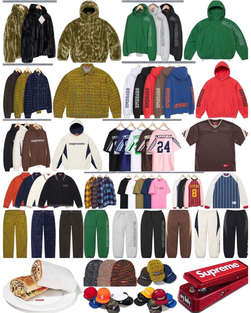 SUPREME WEEK 5 国内9月21日発売予定