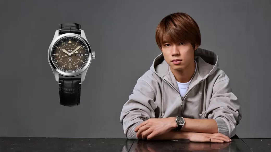 堀米雄斗 × SEIKO 5スポーツ第4弾 家紋ロゴ限定モデル 11月9日発売/先行予約