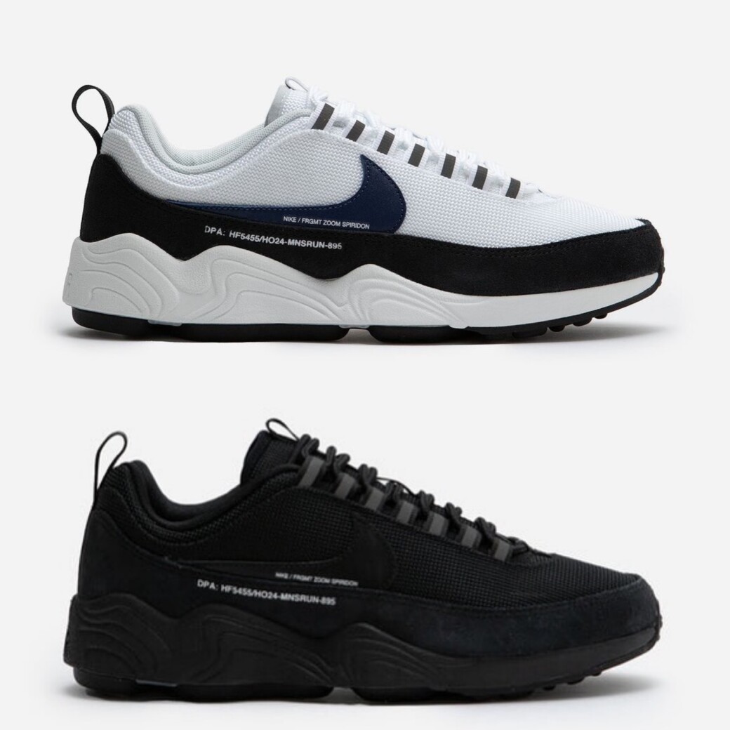 FRAGMENT DESIGN × NIKE AIR ZOOM SPIRIDON SP 2カラー 12月17日発売予定