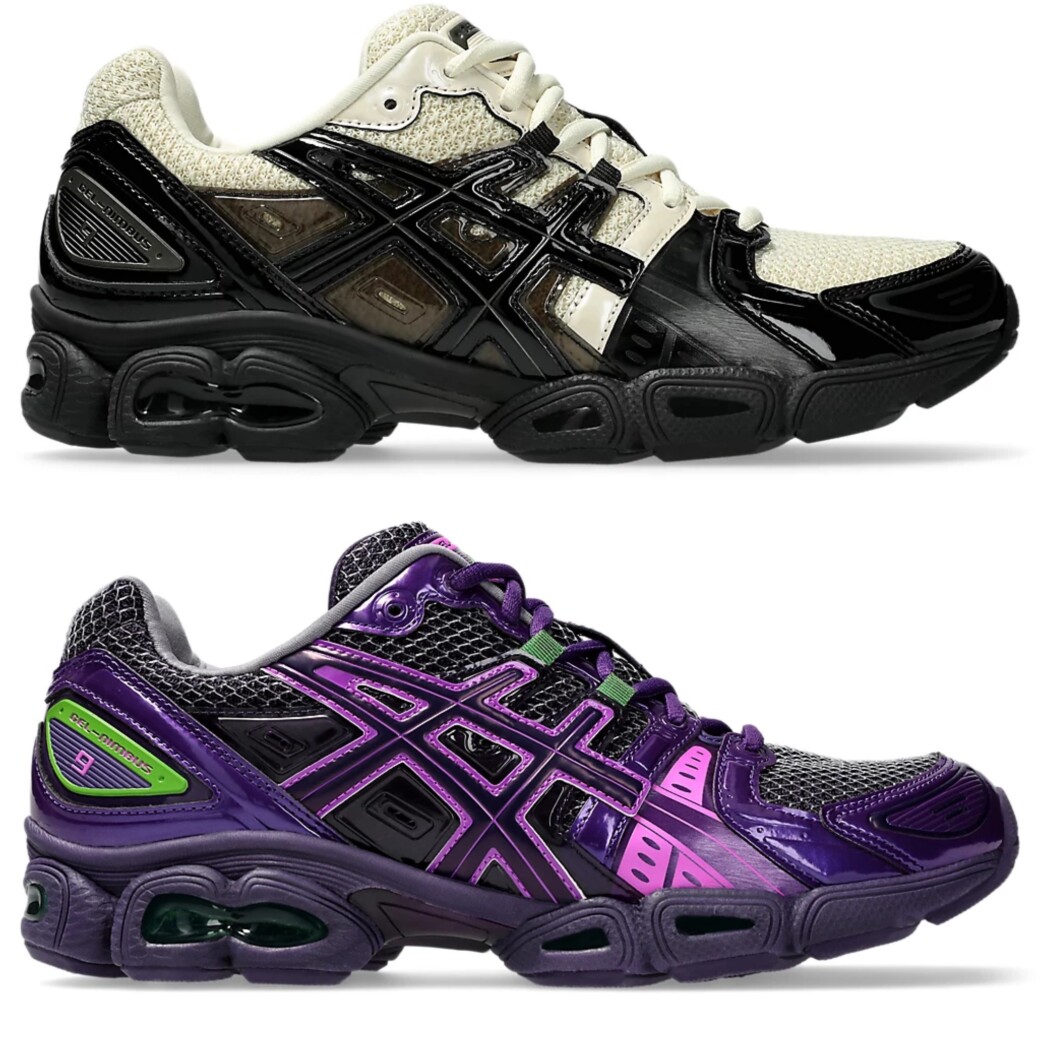 ASICS GEL-NIMBUS 9 VANILLA/BLACK & NIGHT SHADE/ORCHID 10月17日発売/販売情報