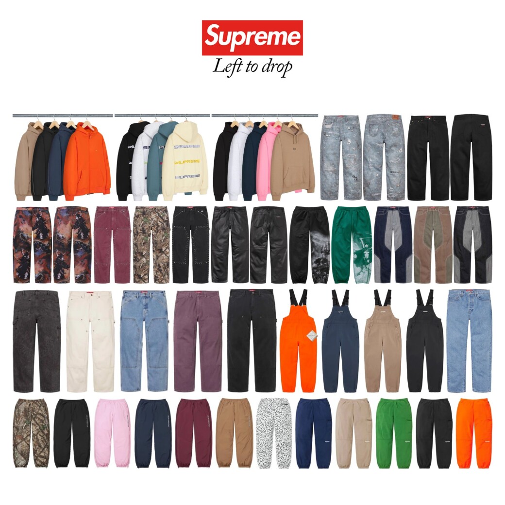 SUPREME 2024FW WEEK 10〜発売予定レギュラーアイテム