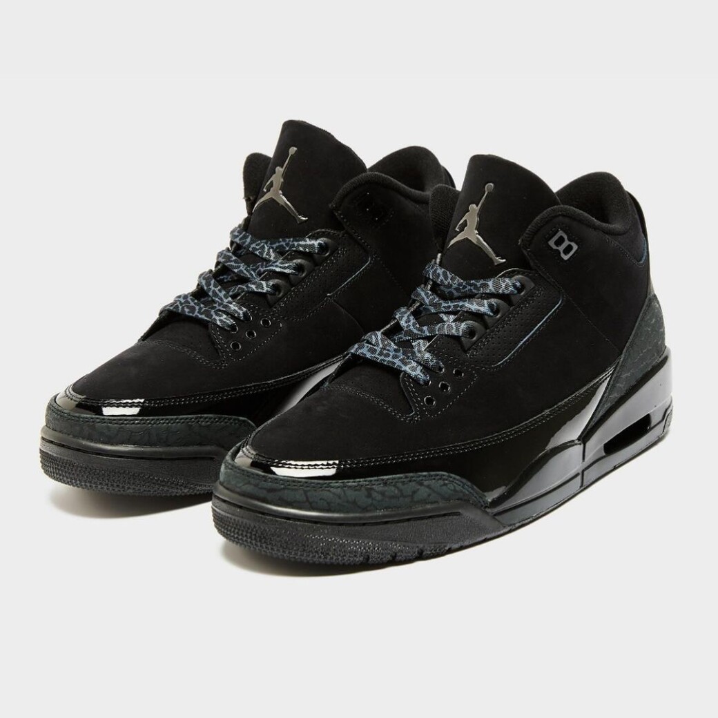 NIKE AIR JORDAN 3 BLACK CAT 2025年1月11日復刻発売予定