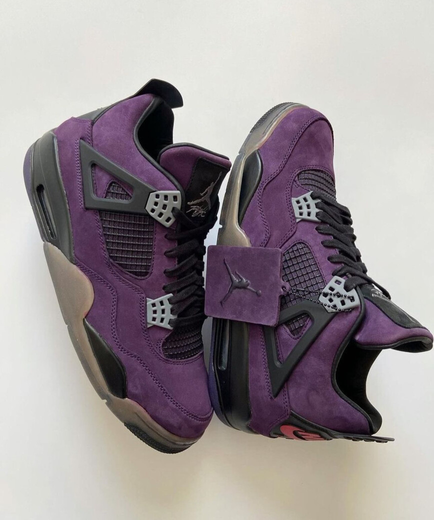 【噂】TRAVIS SCOTT x AIR JORDAN 4 “Cactus Jack PURPLE 2025年発売か