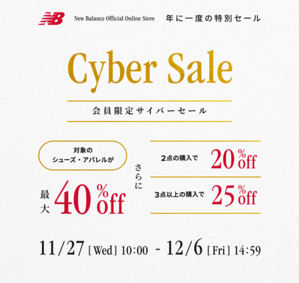 NEW BALANCE CYBER SALE