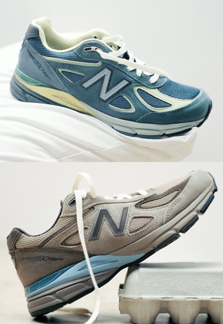 AURALEE × NEW BALANCE 990v4 U990AL4 / U990AR4 12月13日発売予定