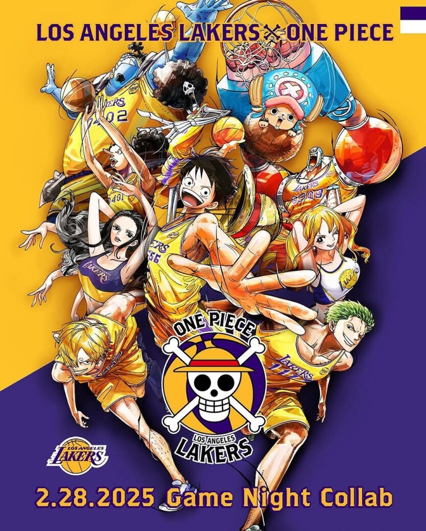 ワンピース × レイカーズ 海外2月28日限定コラボゲーム