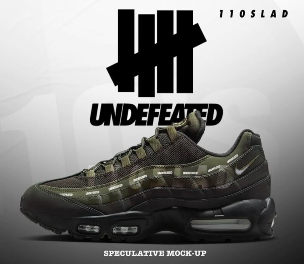 UNDEFEATED × NIKE AIR MAX 95 MEDIUM OLIVE 2025年後半発売予定