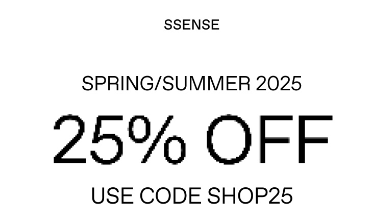 海外EC SSENSE 期間限定25%OFF