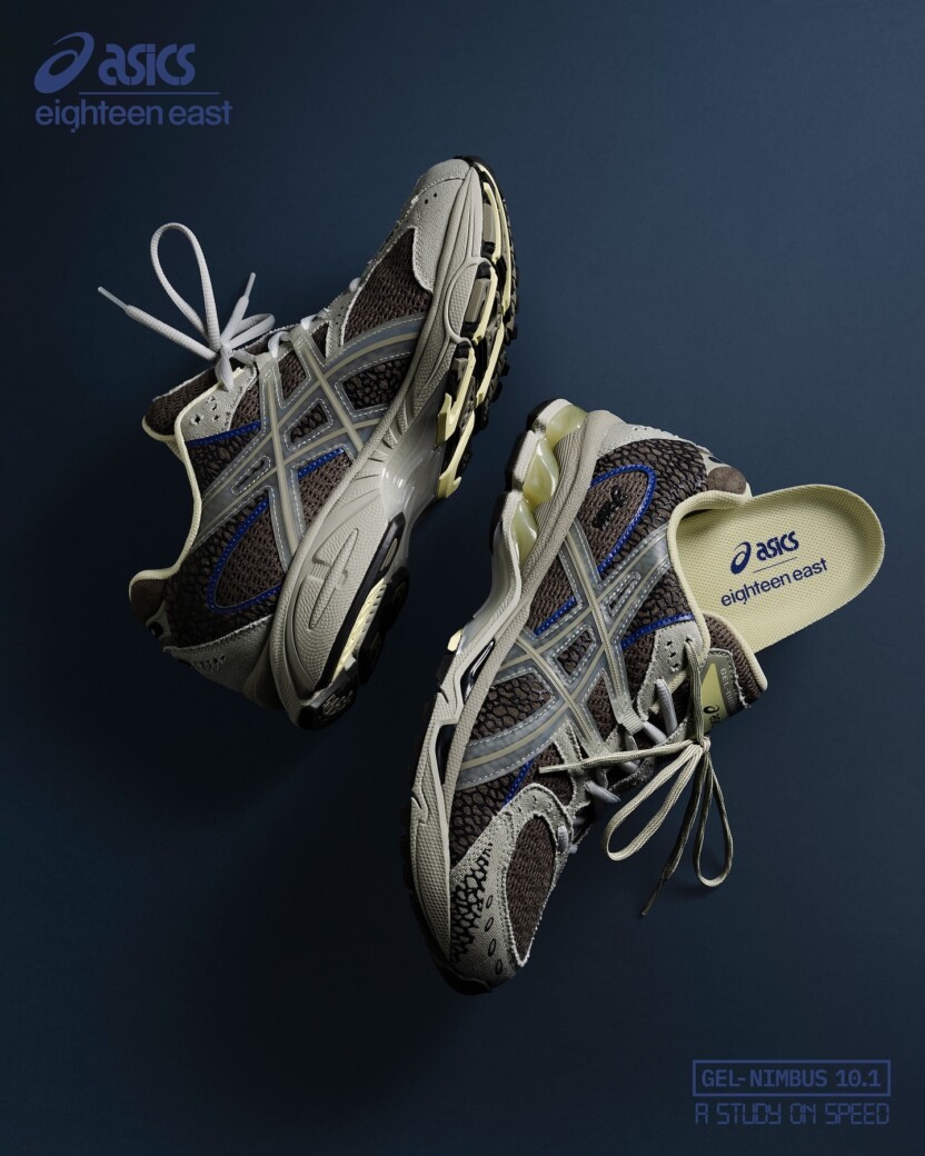 EIGHTEEN EAST × ASICS GEL-NIMBUS 10.1 国内10月10日発売予定