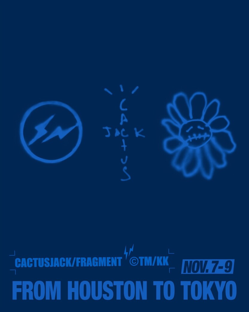 CACTUS JACK × FRAGMENT DESIGN × 村上隆 TOKYO POP UP 11月7日〜11月9日