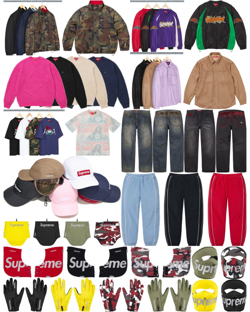 SUPREME FW2025 WEEK 19 2026年1月3日発売予定