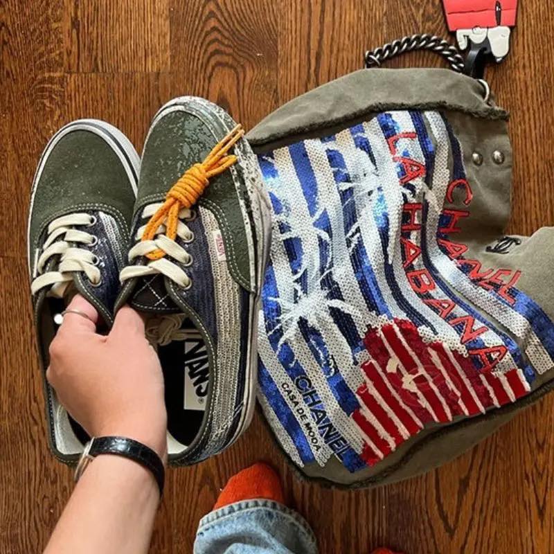 VANS AUTHENTIC PREMIUM CHARMS PACK シャネルのLa Habana バッグからインスピレーションを得たスニーカー 国内2月1日発売